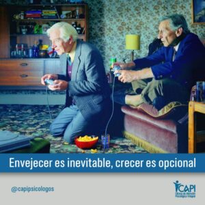 Envejecer es inevitable, crecer es opcional Tarjetas del día del abuelo